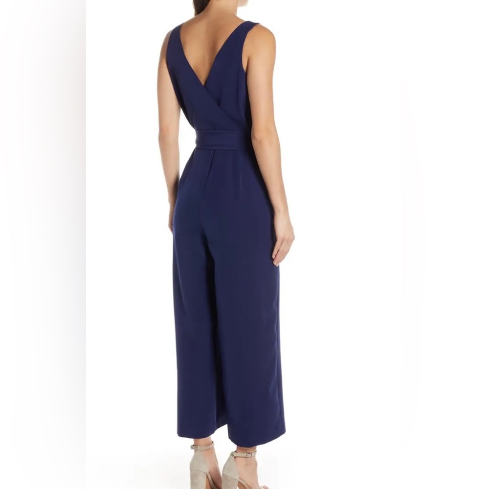 “Sam Edelman ” Size - 8 Navy Crop Jumpsuit “NWT”